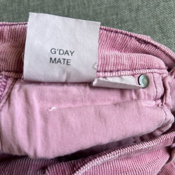 Rolla’s- Eastcoast Pink Flared Corduroy Pants - Picture 11 of 13